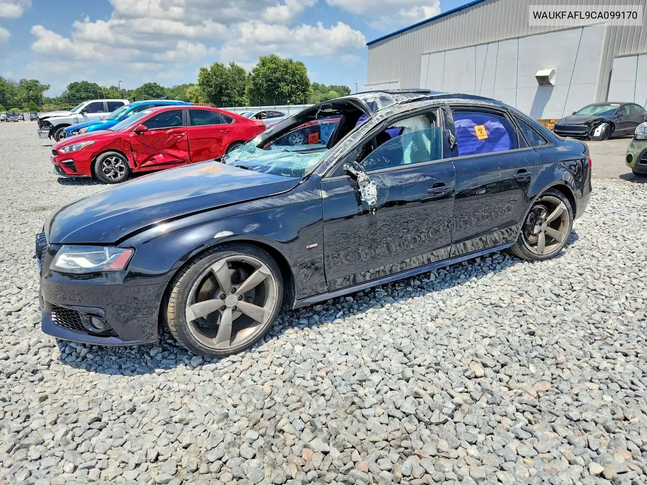 2012 Audi A4 Prestige VIN: WAUKFAFL9CA099170 Lot: 62043206