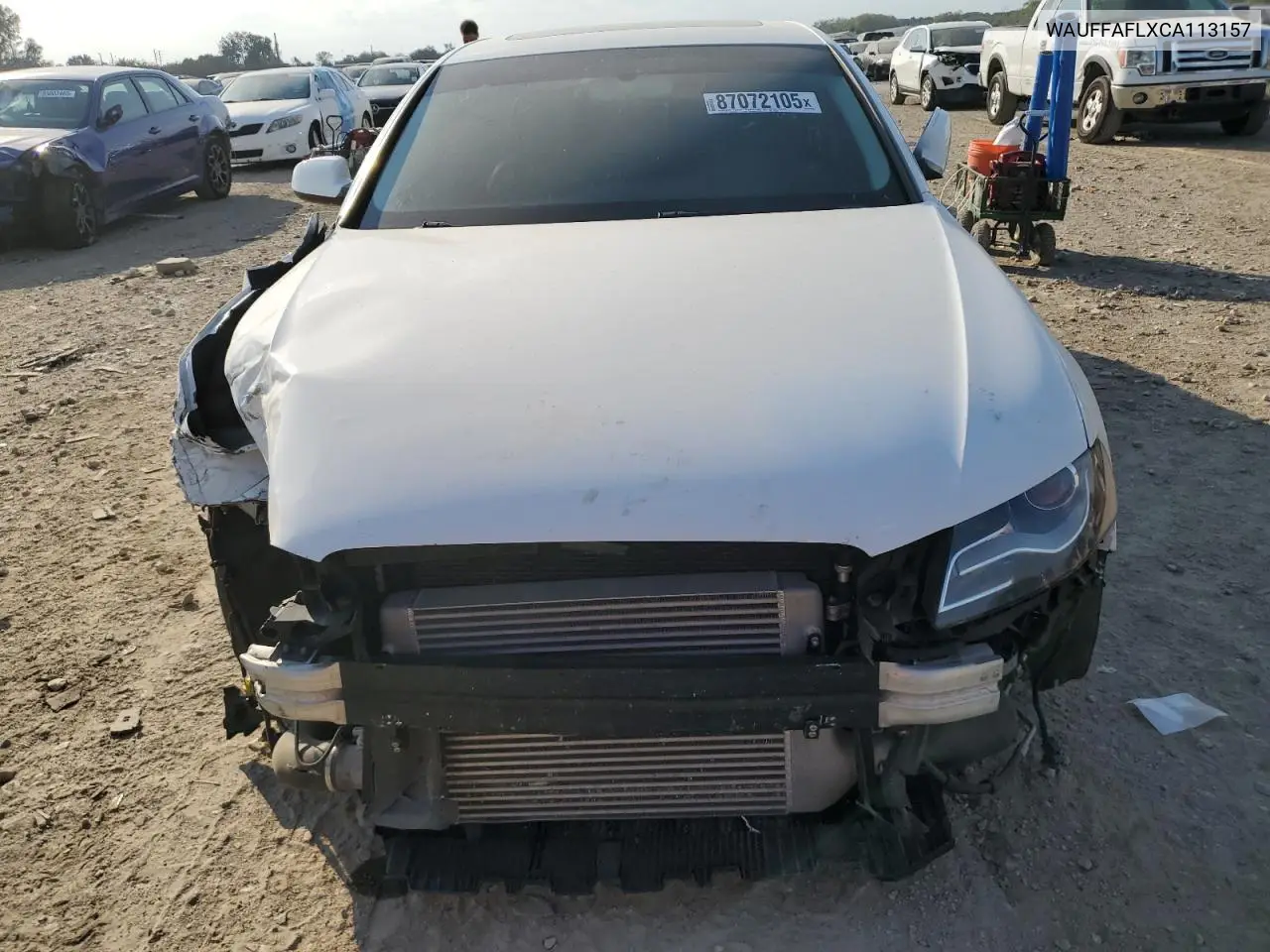 WAUFFAFLXCA113157 2012 Audi A4 Premium Plus