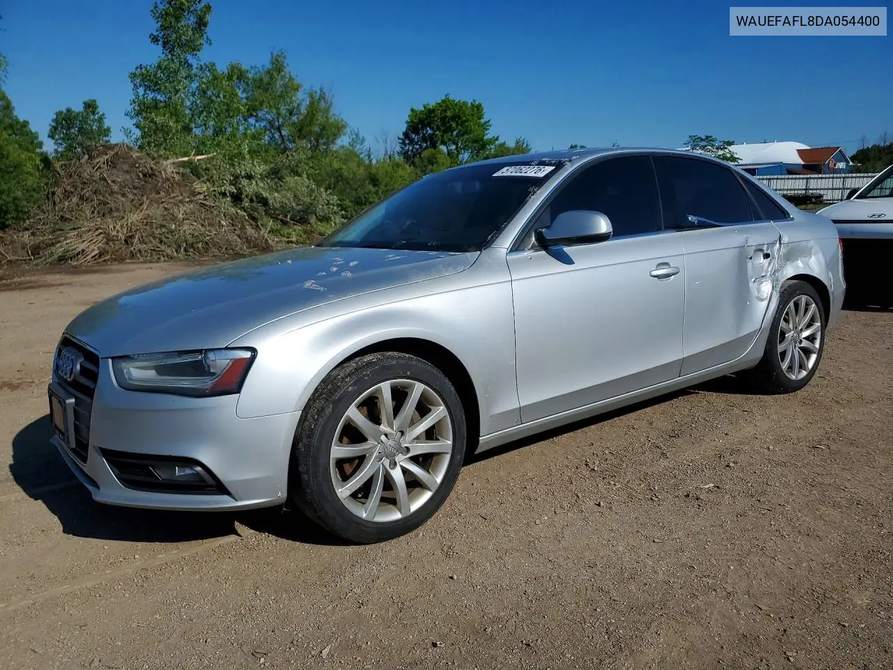 2013 Audi A4 Premium Plus VIN: WAUEFAFL8DA054400 Lot: 57062276