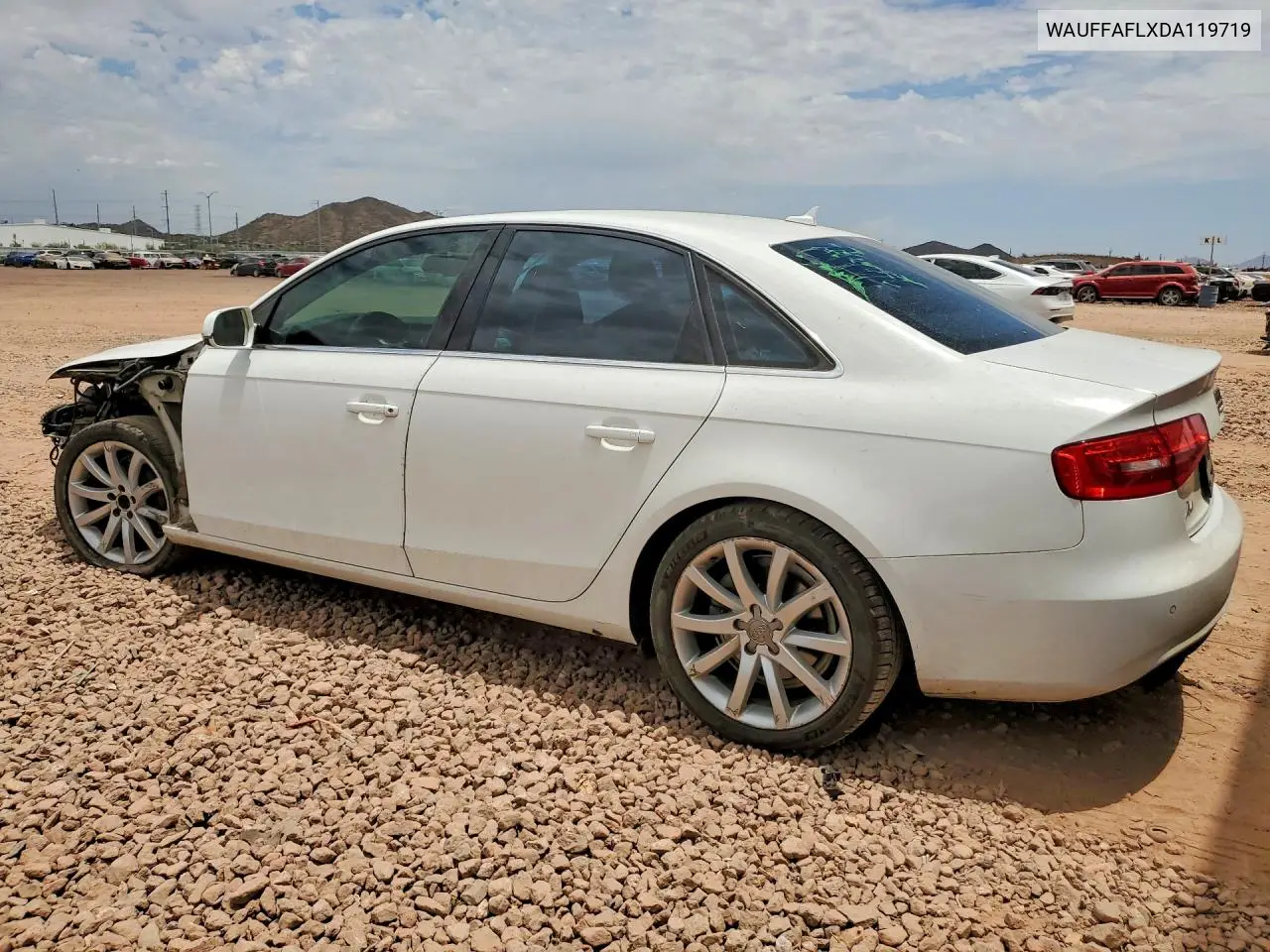 2013 Audi A4 Premium Plus VIN: WAUFFAFLXDA119719 Lot: 57697186
