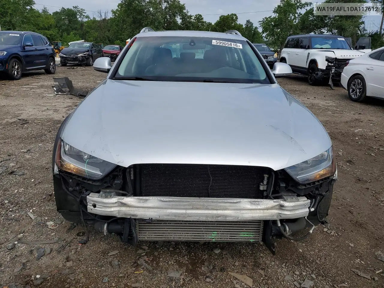 2013 Audi A4 Allroad Premium VIN: WA19FAFL1DA117612 Lot: 59905816