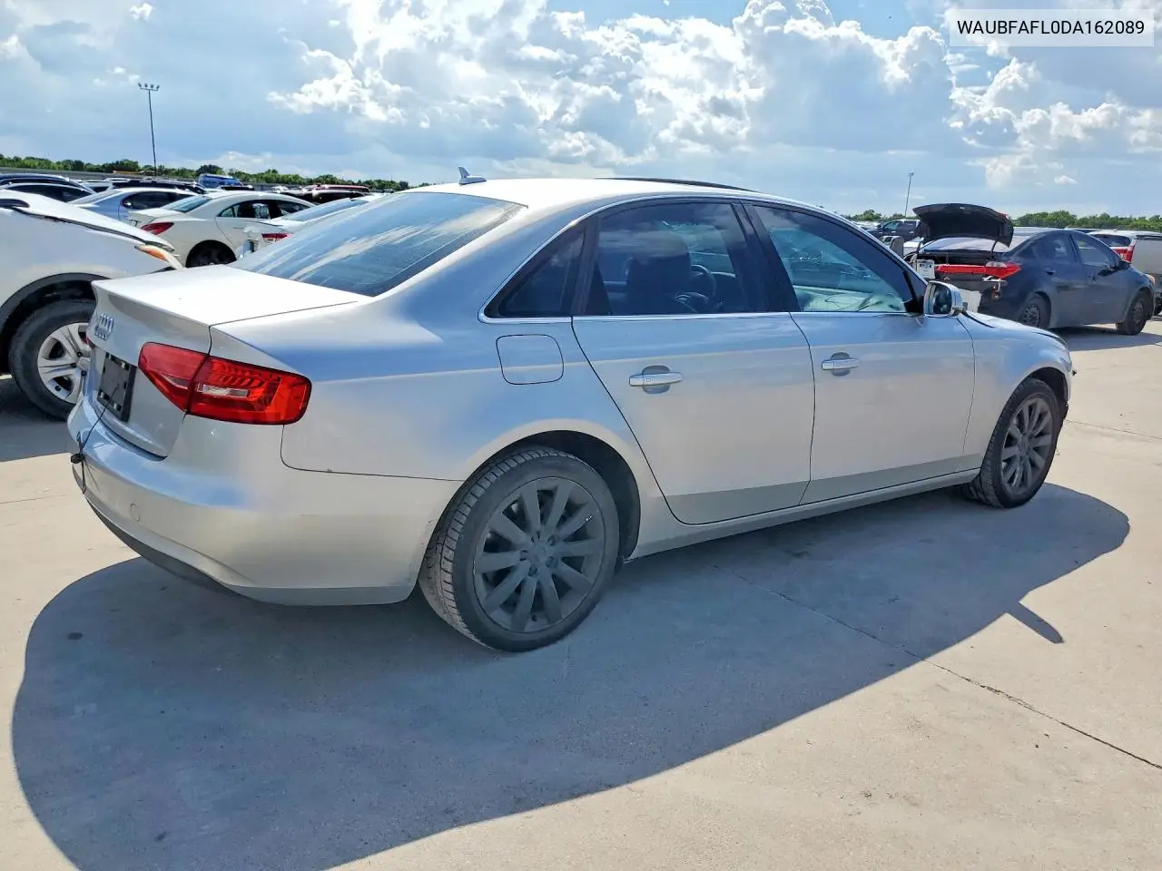 2013 Audi A4 Premium VIN: WAUBFAFL0DA162089 Lot: 60936046