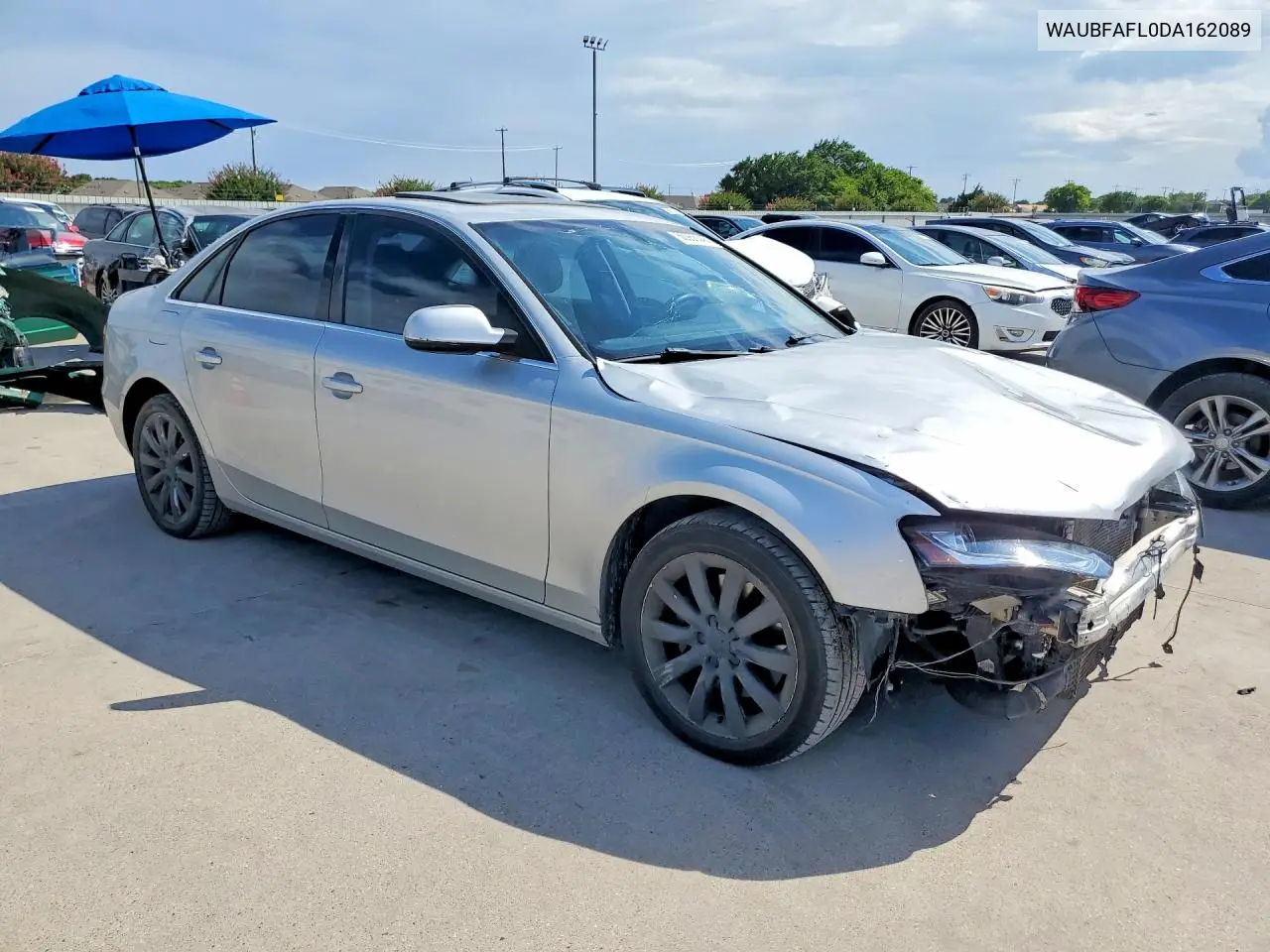 2013 Audi A4 Premium VIN: WAUBFAFL0DA162089 Lot: 60936046