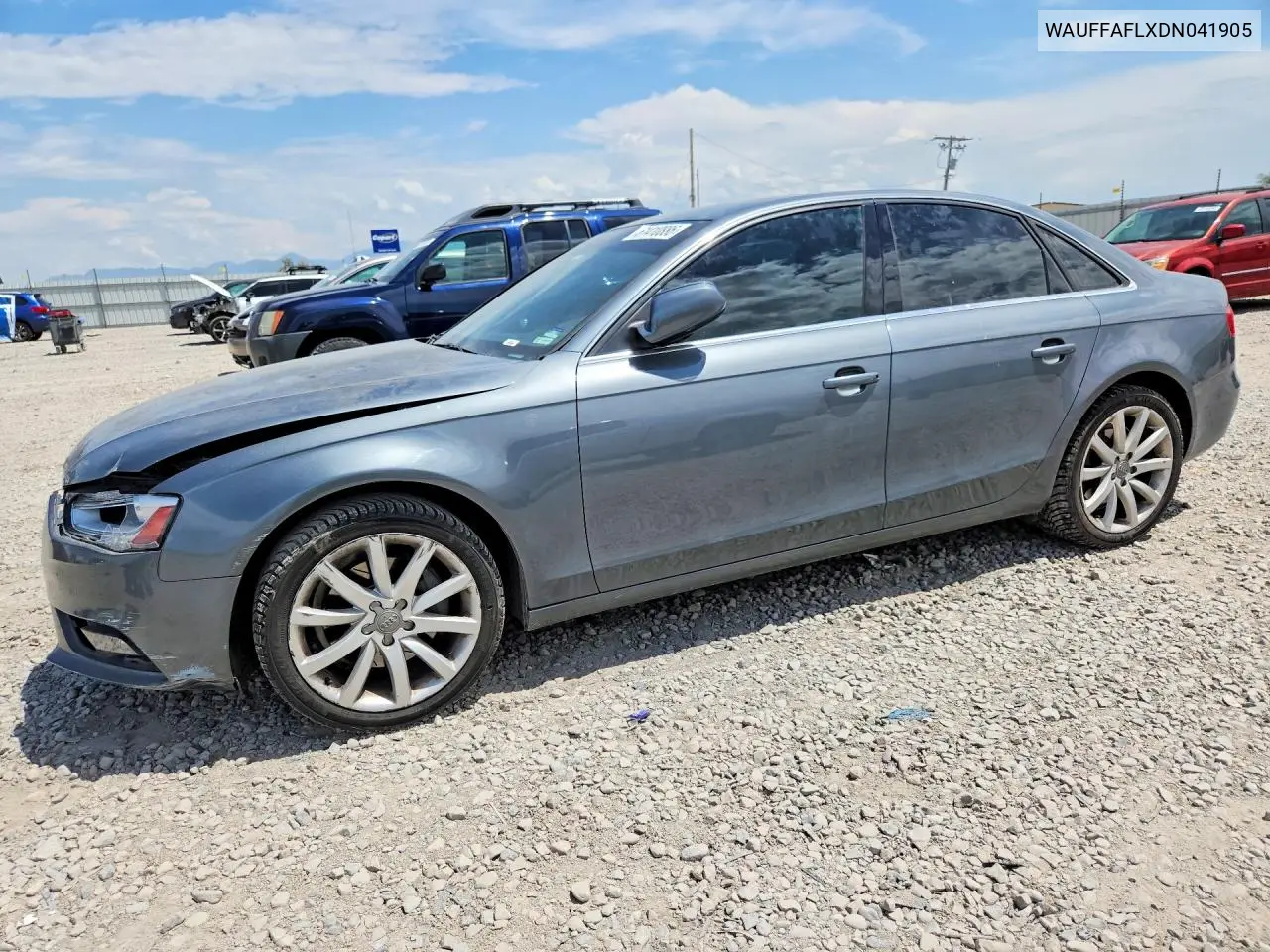 2013 Audi A4 Premium Plus VIN: WAUFFAFLXDN041905 Lot: 61410886