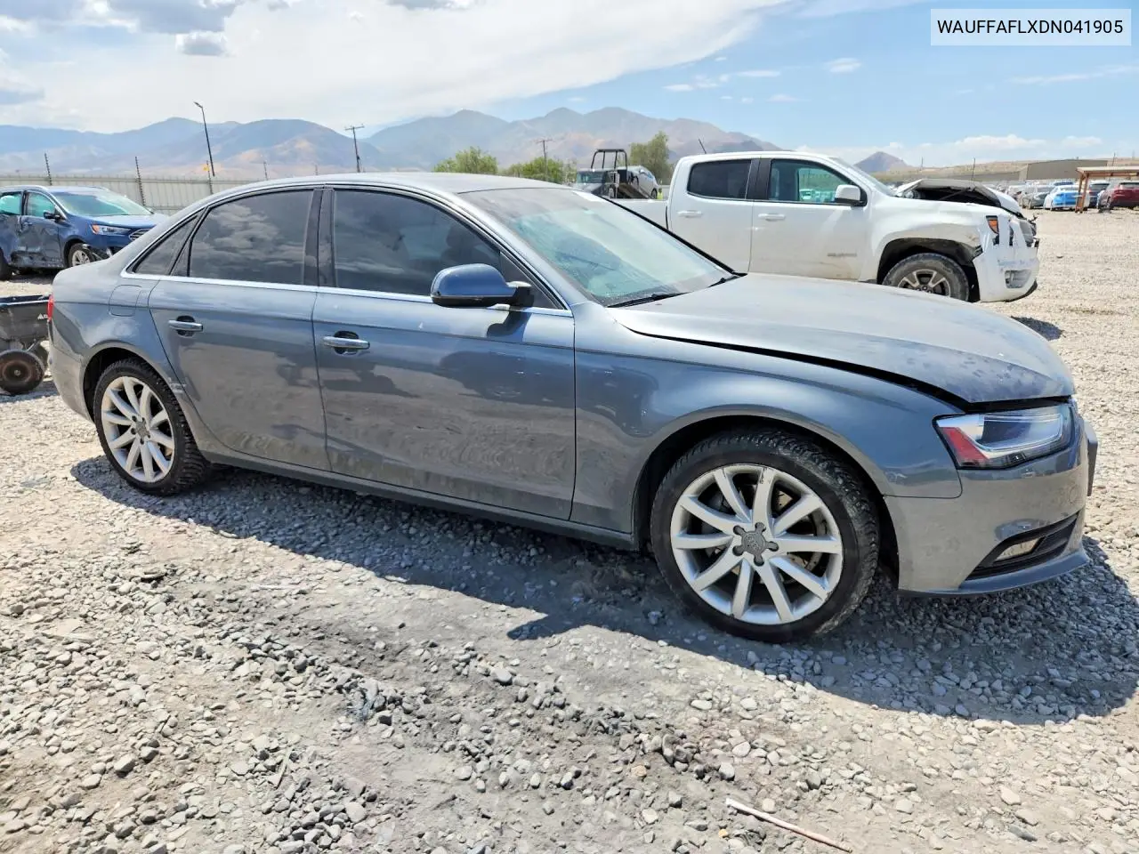 2013 Audi A4 Premium Plus VIN: WAUFFAFLXDN041905 Lot: 61410886