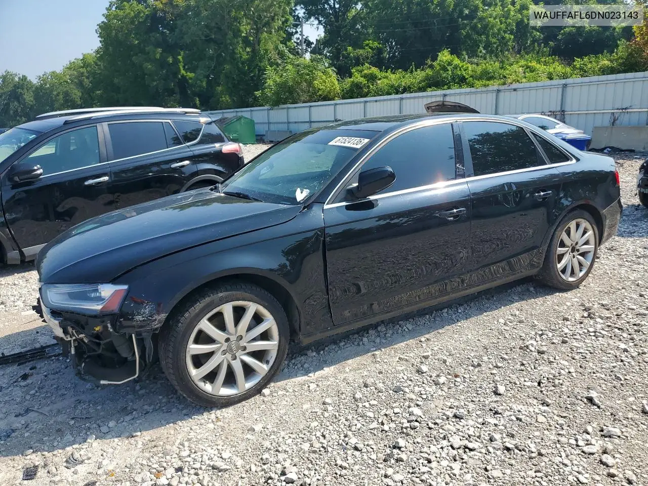 2013 Audi A4 Premium Plus VIN: WAUFFAFL6DN023143 Lot: 61524136