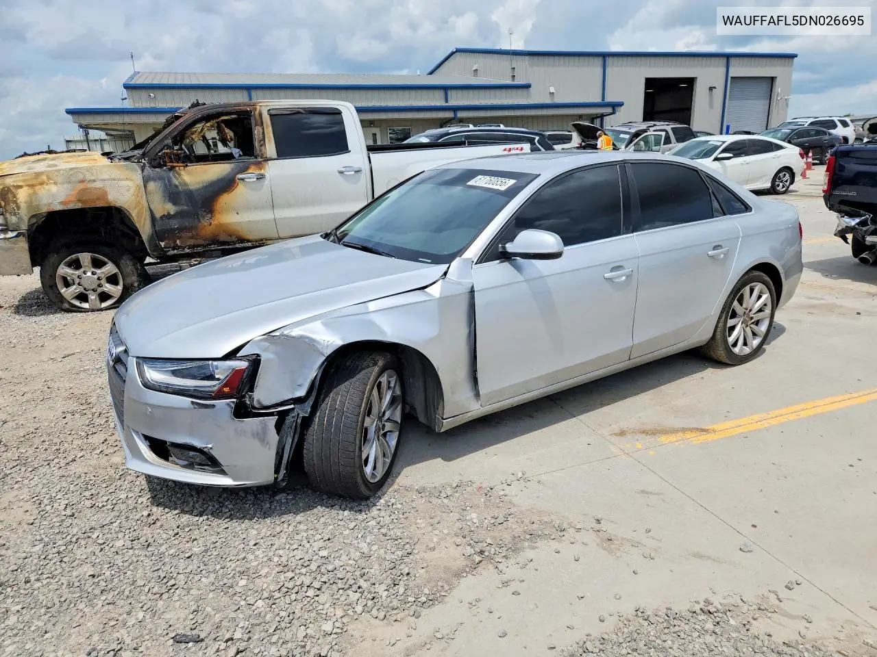 2013 Audi A4 Premium Plus VIN: WAUFFAFL5DN026695 Lot: 61760856