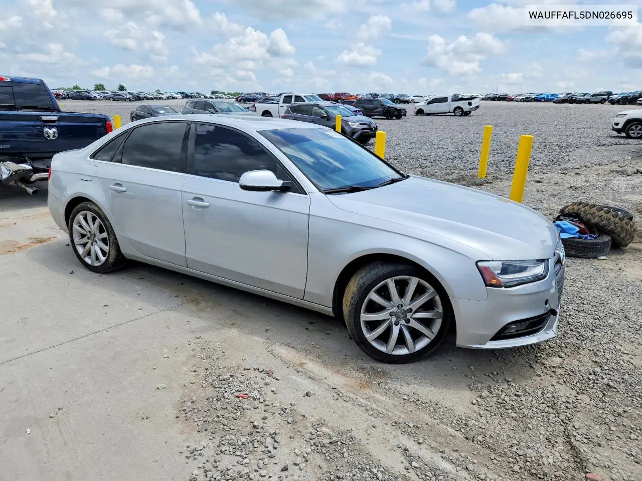 2013 Audi A4 Premium Plus VIN: WAUFFAFL5DN026695 Lot: 61760856
