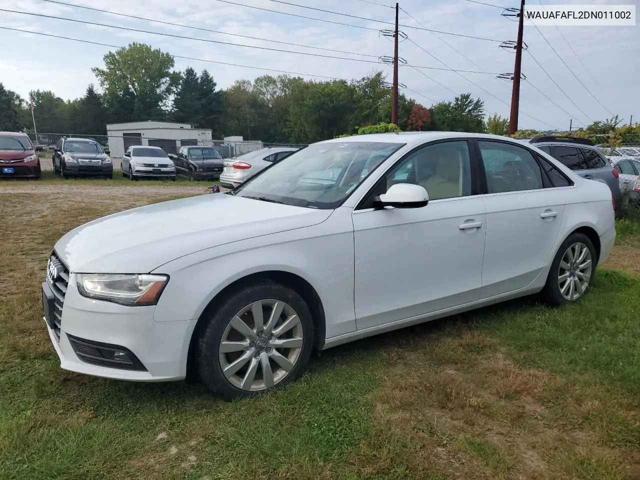 WAUAFAFL2DN011002 2013 Audi A4 Premium