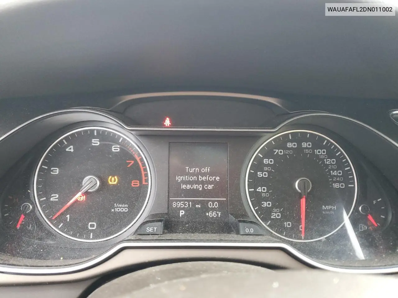 WAUAFAFL2DN011002 2013 Audi A4 Premium
