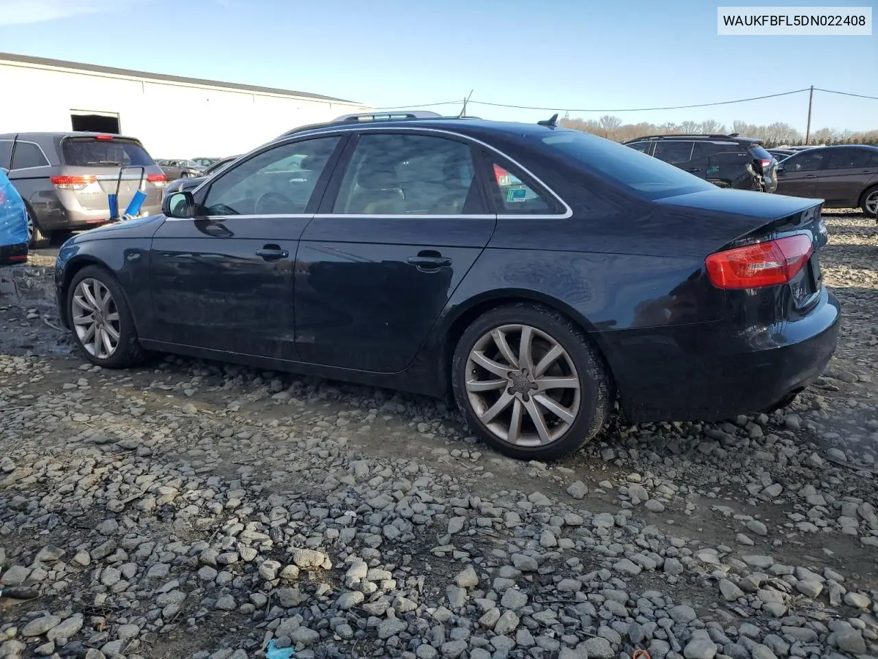 WAUKFBFL5DN022408 2013 Audi A4 Prestige