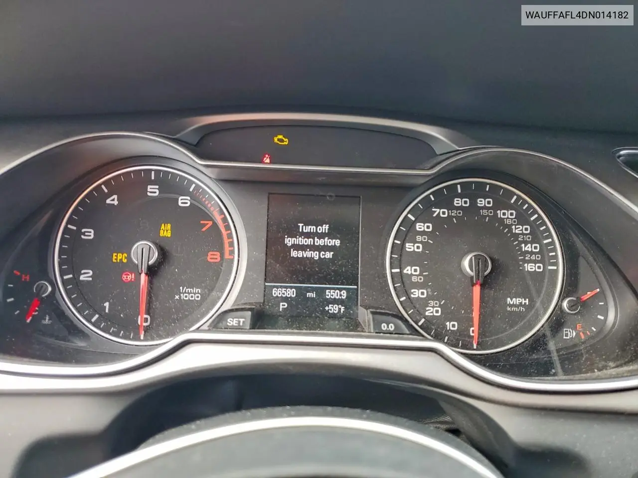 WAUFFAFL4DN014182 2013 Audi A4 Premium Plus