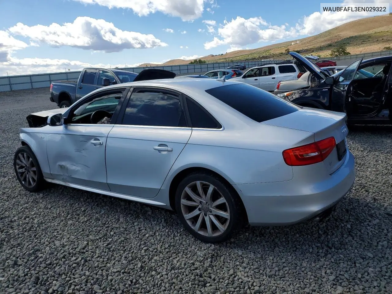 2014 Audi A4 Premium VIN: WAUBFAFL3EN029322 Lot: 53838686