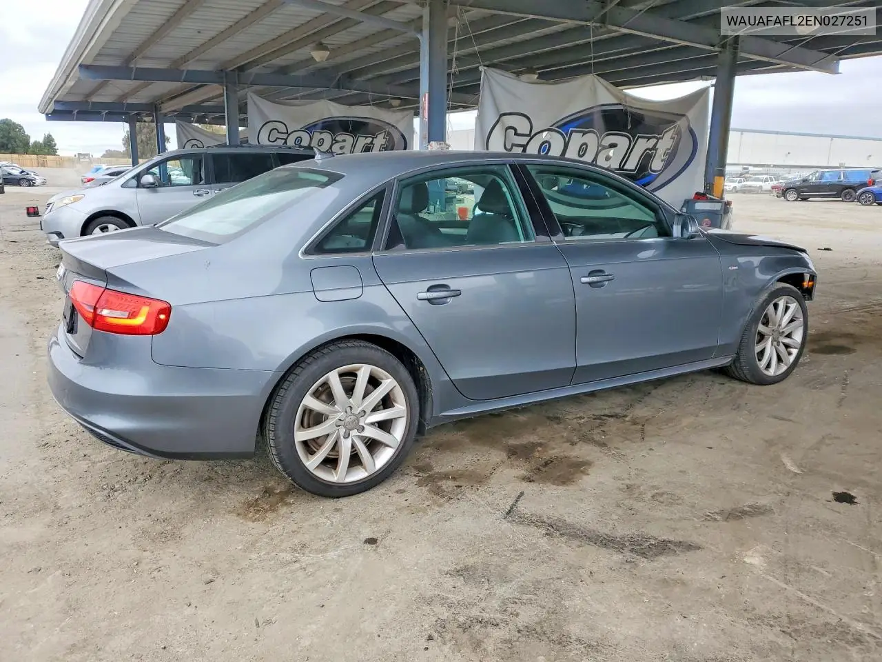 2014 Audi A4 Premium VIN: WAUAFAFL2EN027251 Lot: 57089266