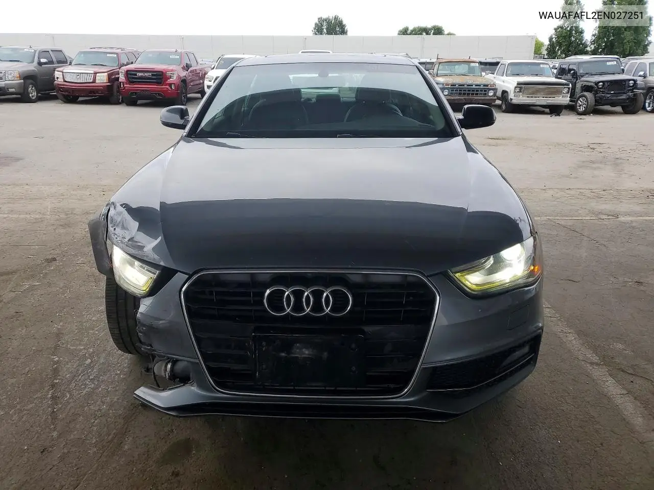 2014 Audi A4 Premium VIN: WAUAFAFL2EN027251 Lot: 57089266