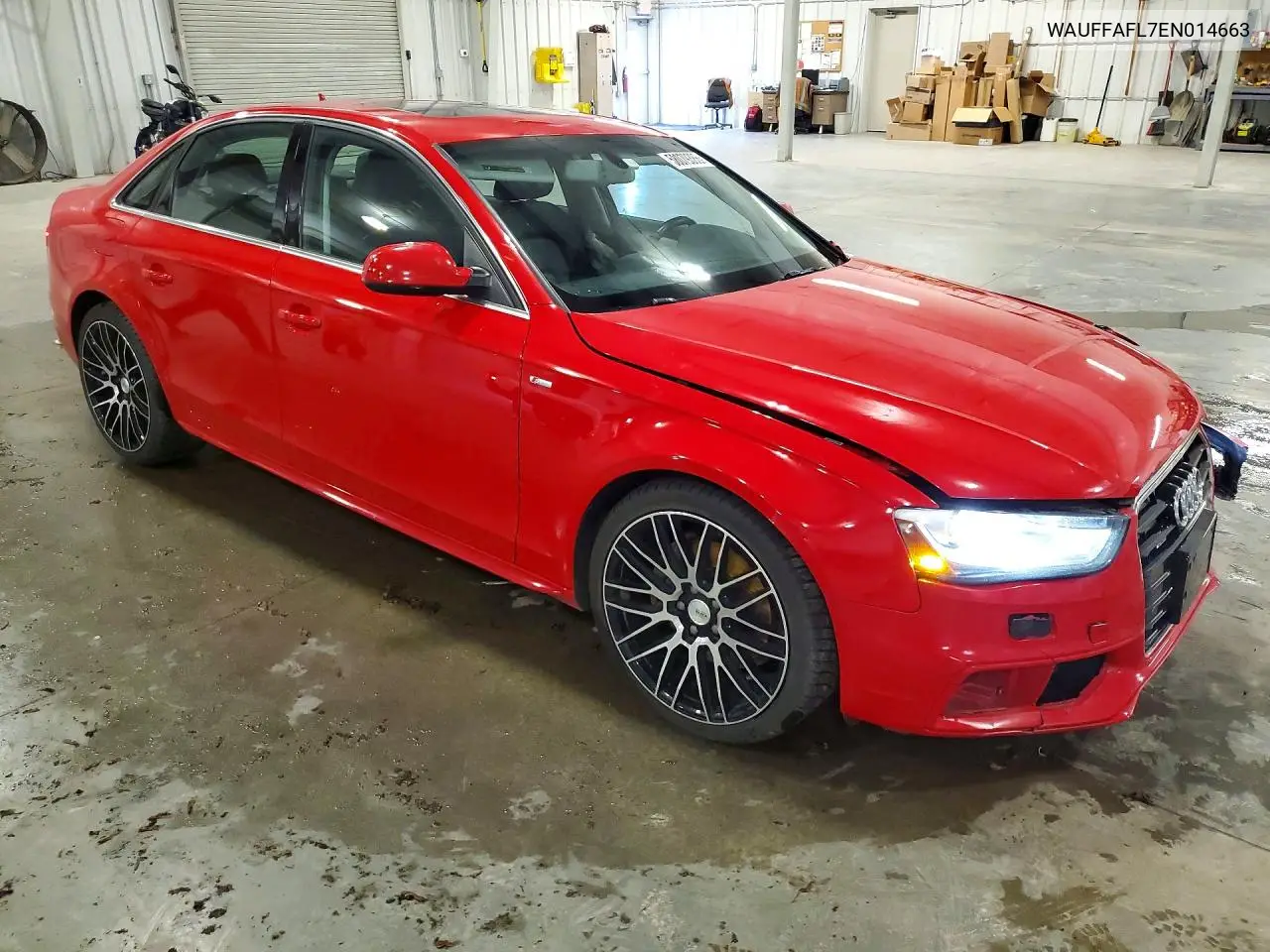 2014 Audi A4 Premium Plus VIN: WAUFFAFL7EN014663 Lot: 58079386