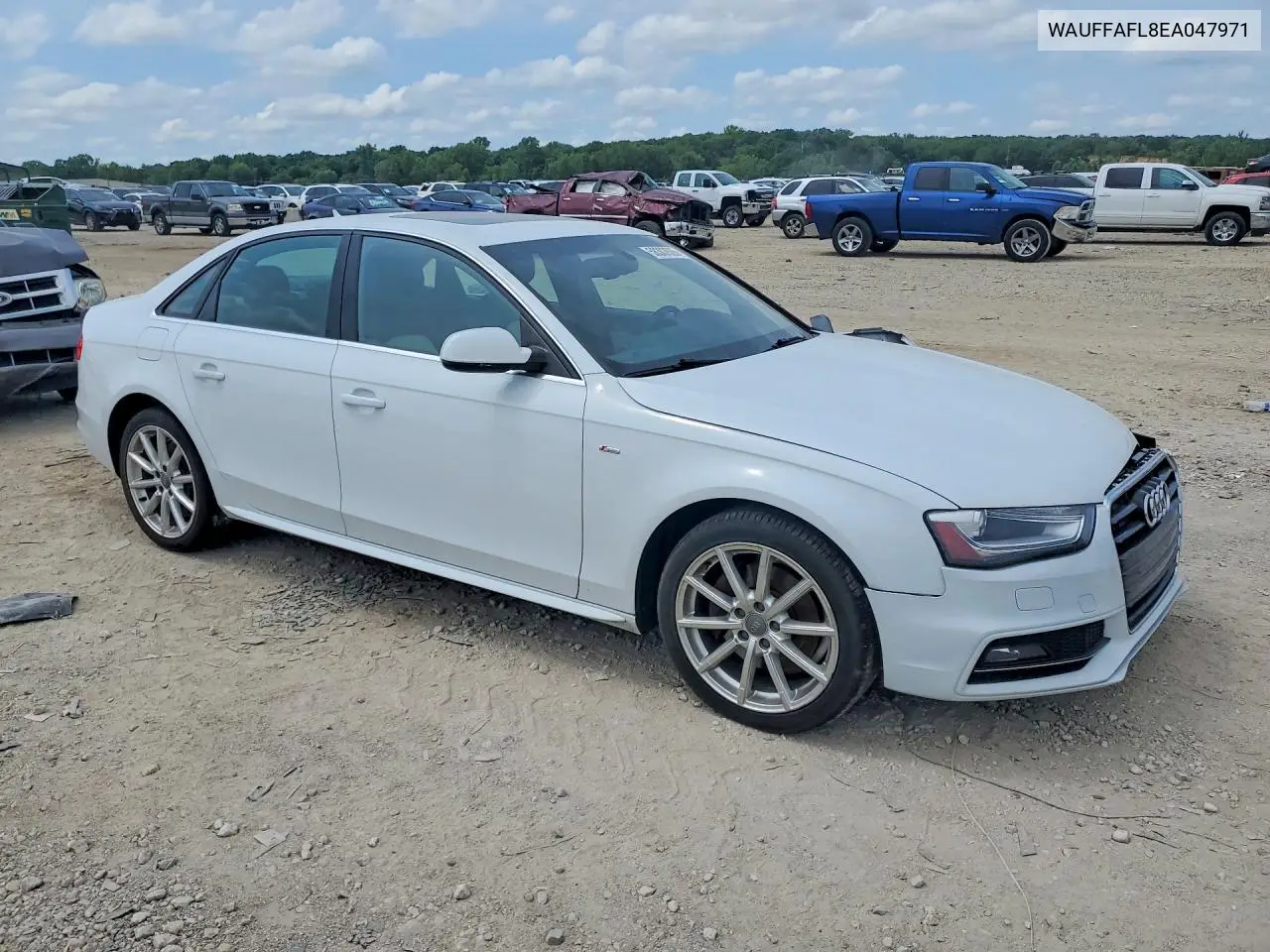 2014 Audi A4 Premium Plus VIN: WAUFFAFL8EA047971 Lot: 58302626