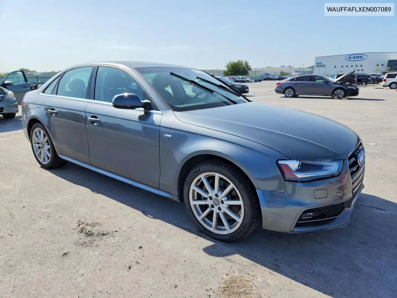 2014 Audi A4 Premium Plus VIN: WAUFFAFLXEN007089 Lot: 59243036