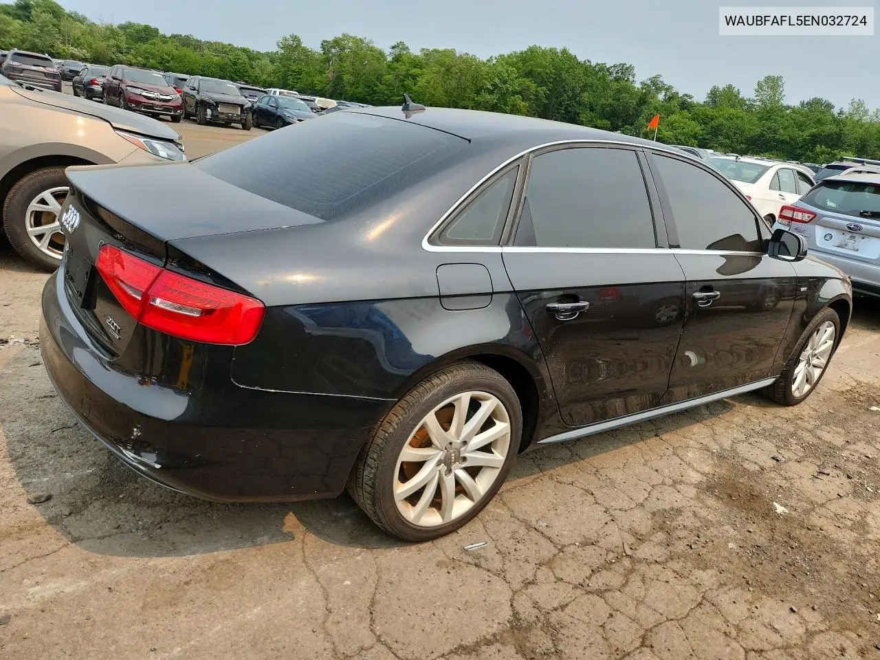 2014 Audi A4 Premium VIN: WAUBFAFL5EN032724 Lot: 60649396