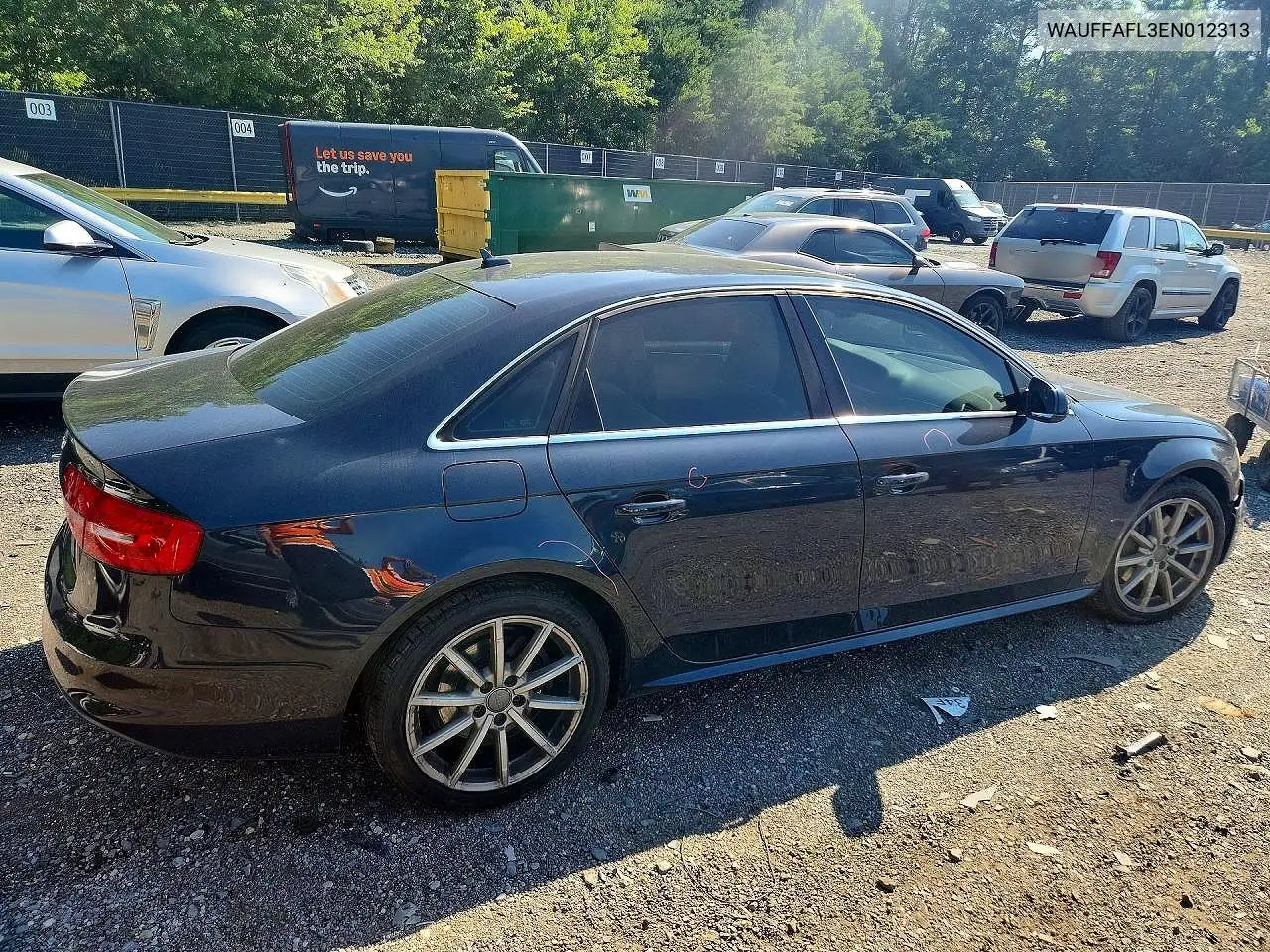 2014 Audi A4 Premium Plus VIN: WAUFFAFL3EN012313 Lot: 60751056