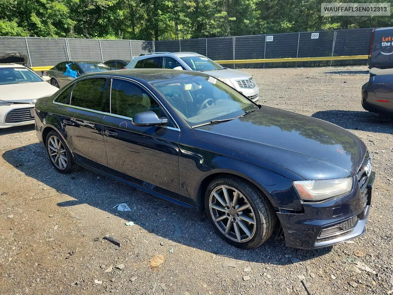 2014 Audi A4 Premium Plus VIN: WAUFFAFL3EN012313 Lot: 60751056