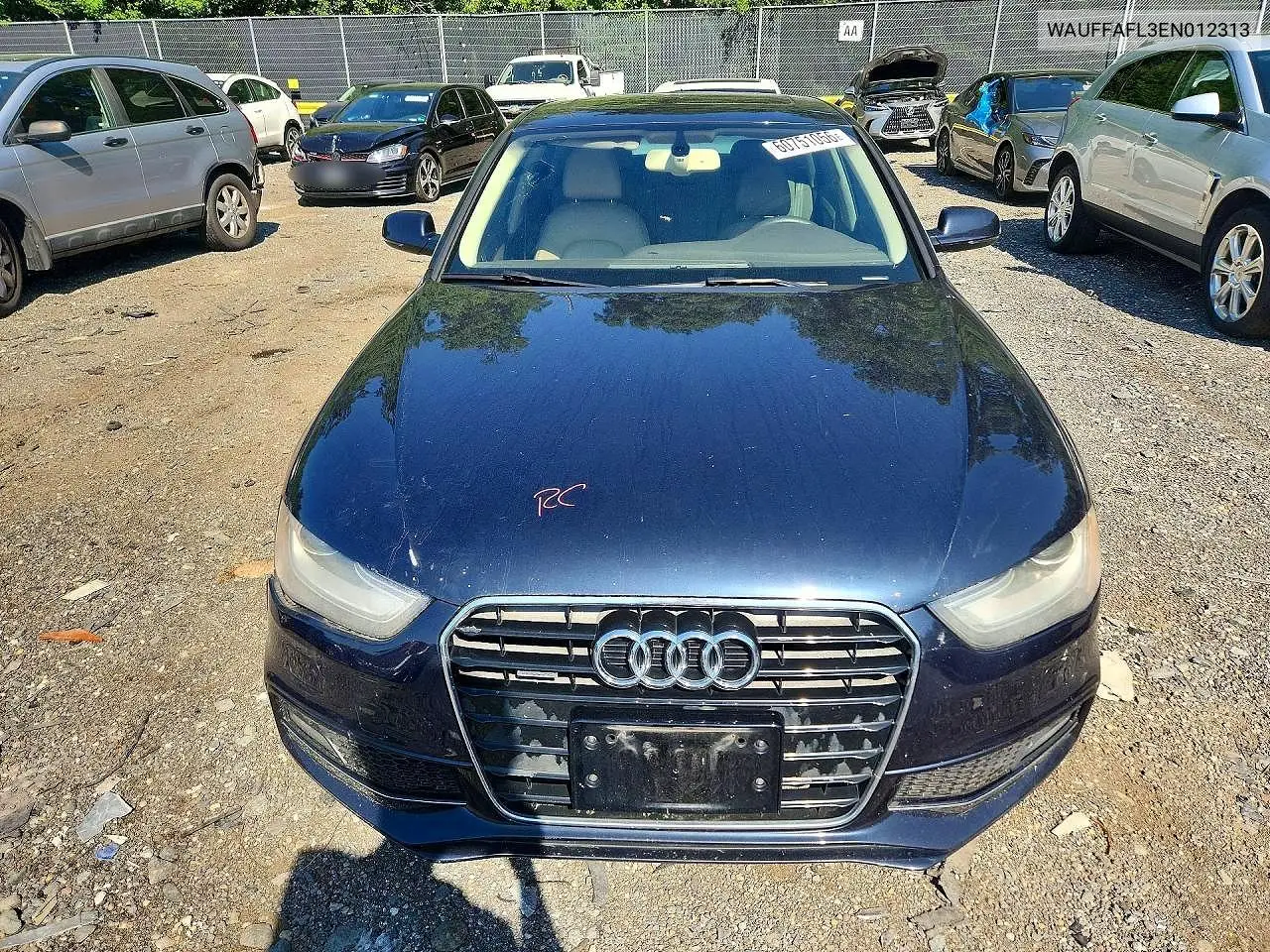 2014 Audi A4 Premium Plus VIN: WAUFFAFL3EN012313 Lot: 60751056