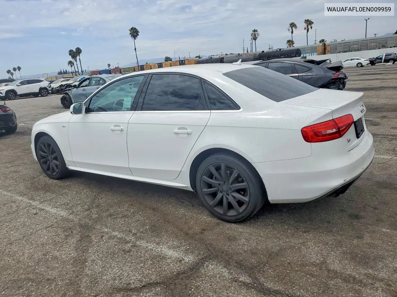 2014 Audi A4 Premium VIN: WAUAFAFL0EN009959 Lot: 60753106