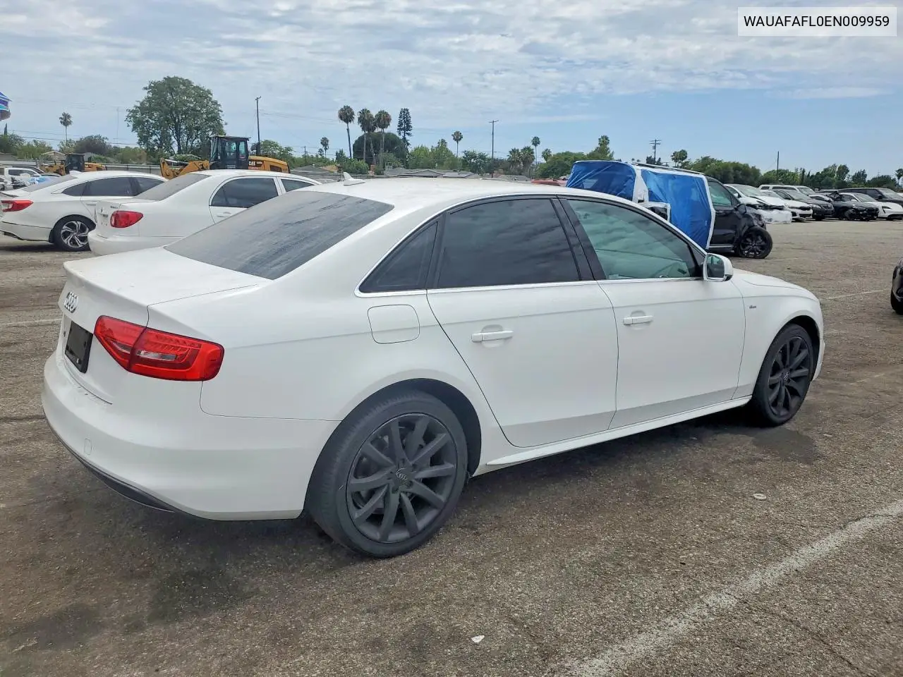 2014 Audi A4 Premium VIN: WAUAFAFL0EN009959 Lot: 60753106