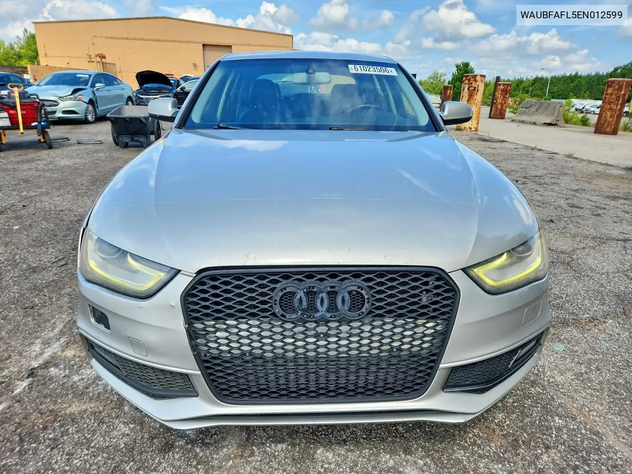 2014 Audi A4 Premium VIN: WAUBFAFL5EN012599 Lot: 61023506