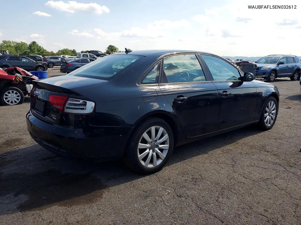 2014 Audi A4 Premium VIN: WAUBFAFL5EN032612 Lot: 61054656