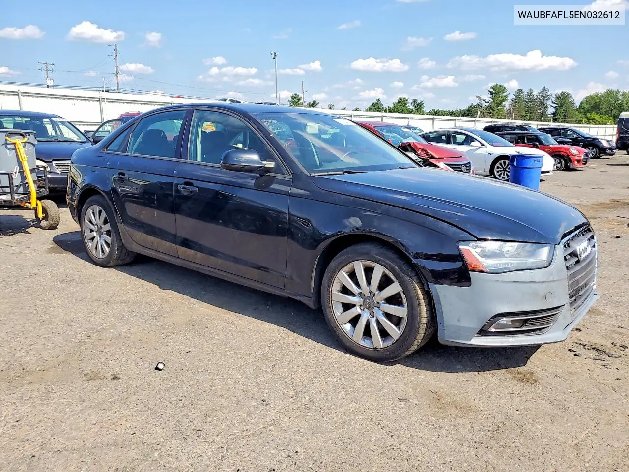 2014 Audi A4 Premium VIN: WAUBFAFL5EN032612 Lot: 61054656