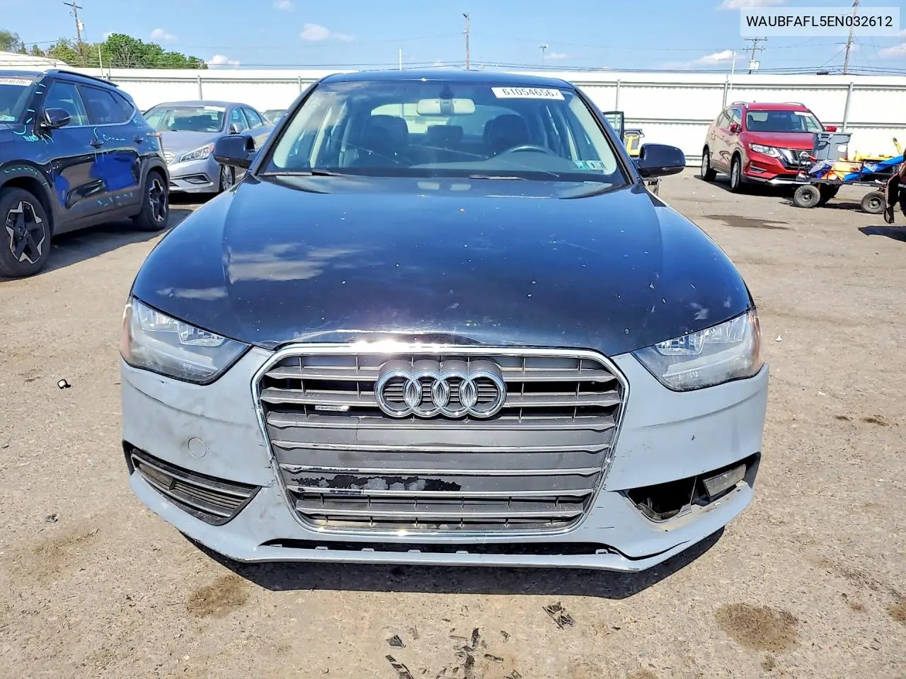 2014 Audi A4 Premium VIN: WAUBFAFL5EN032612 Lot: 61054656
