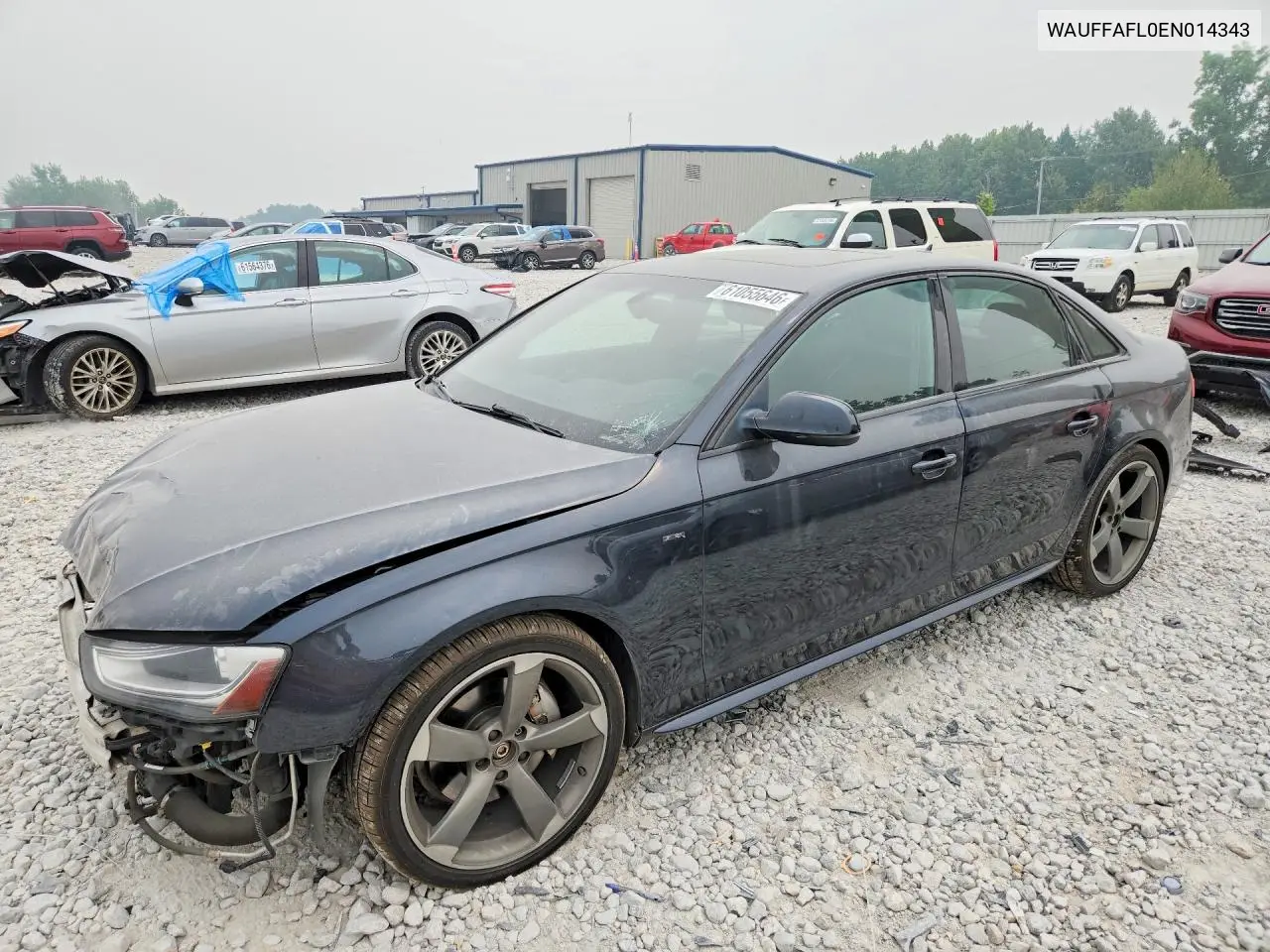 2014 Audi A4 Premium Plus VIN: WAUFFAFL0EN014343 Lot: 61055646