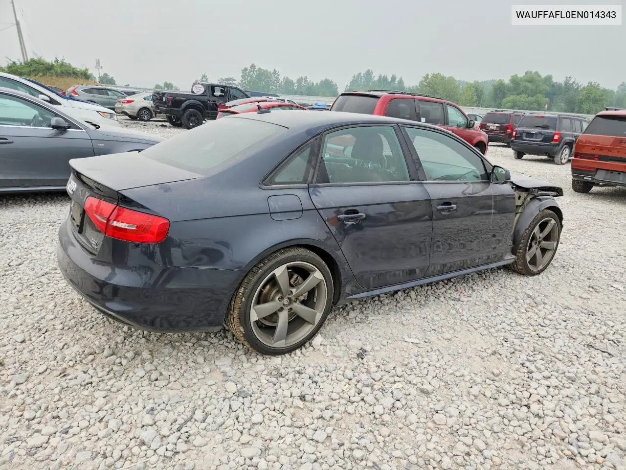 2014 Audi A4 Premium Plus VIN: WAUFFAFL0EN014343 Lot: 61055646