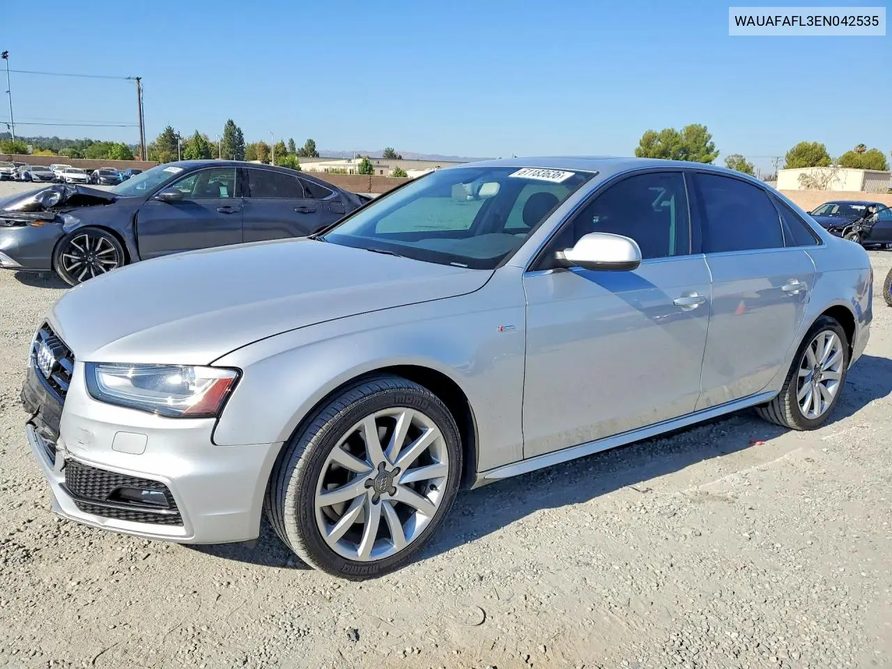 2014 Audi A4 Premium VIN: WAUAFAFL3EN042535 Lot: 61183636