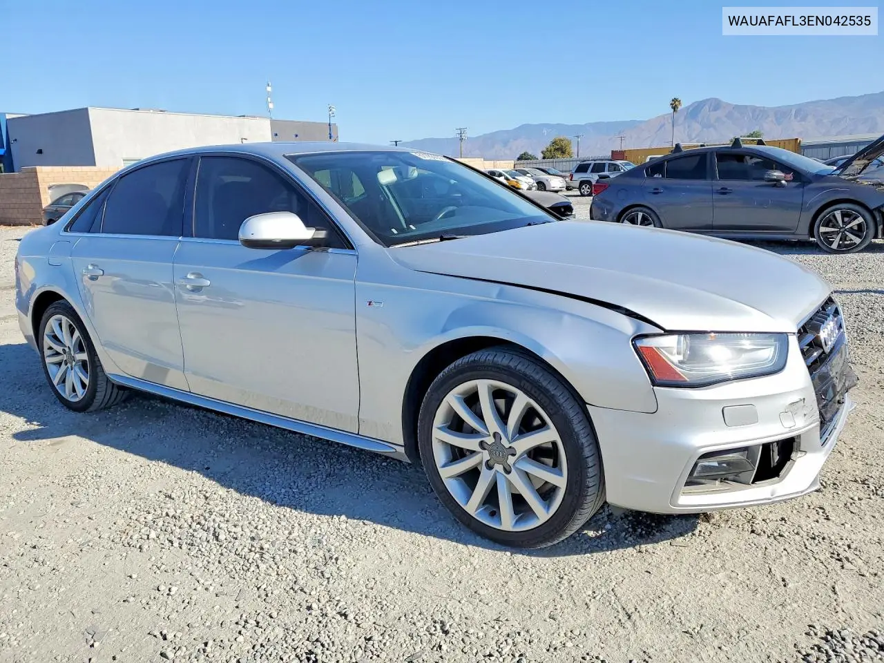 2014 Audi A4 Premium VIN: WAUAFAFL3EN042535 Lot: 61183636