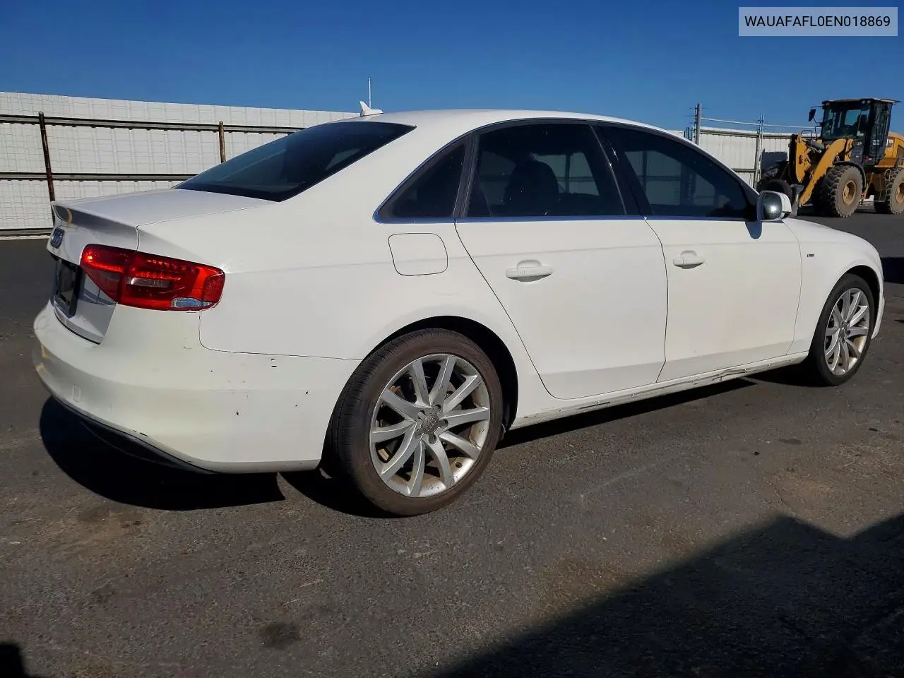 2014 Audi A4 Premium VIN: WAUAFAFL0EN018869 Lot: 61208996