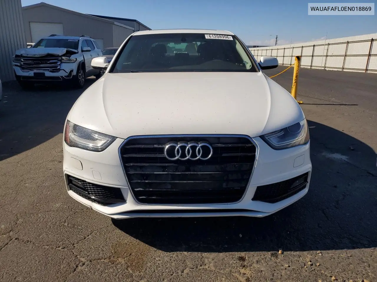 2014 Audi A4 Premium VIN: WAUAFAFL0EN018869 Lot: 61208996
