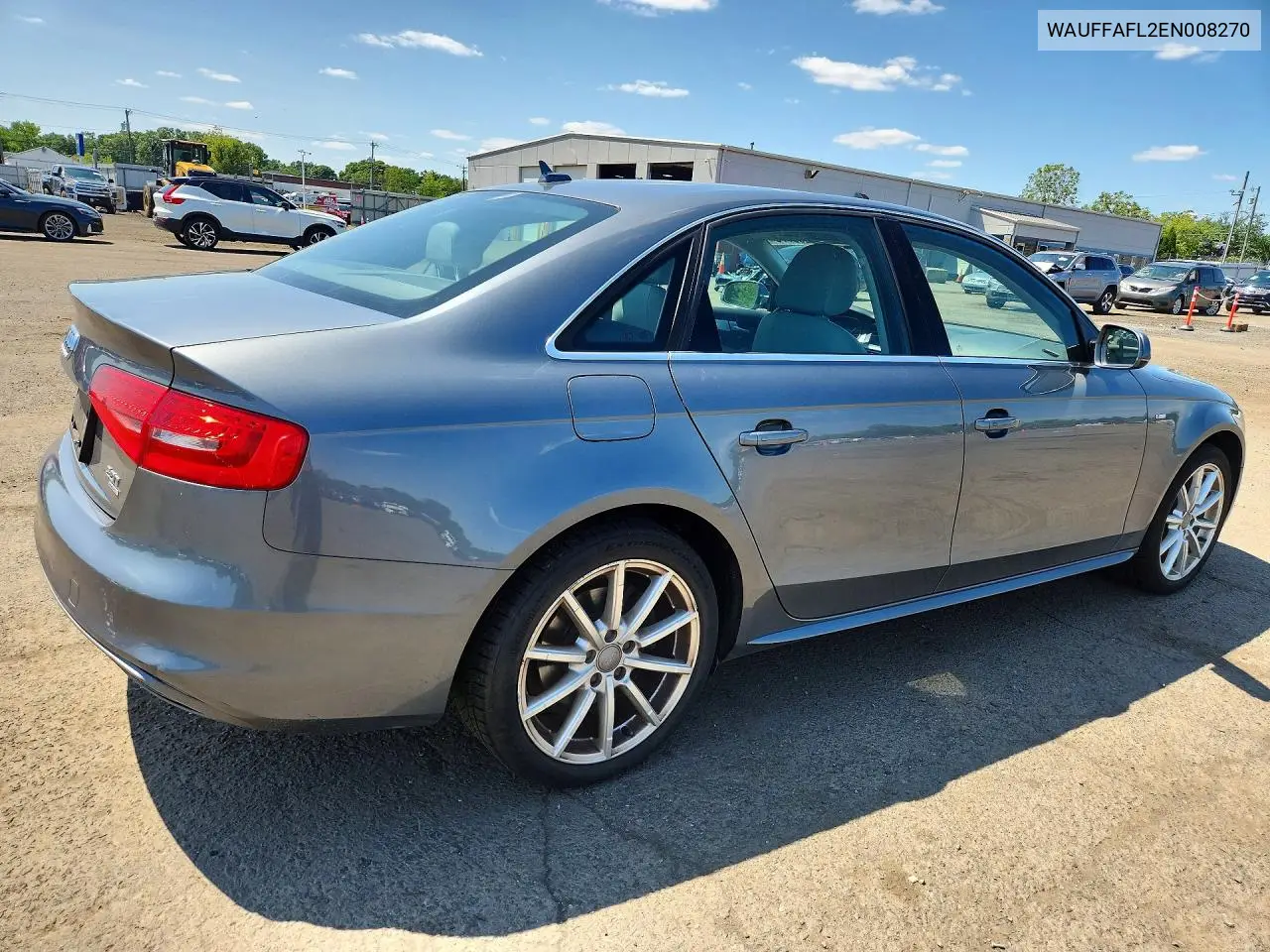 2014 Audi A4 Premium Plus VIN: WAUFFAFL2EN008270 Lot: 61299776