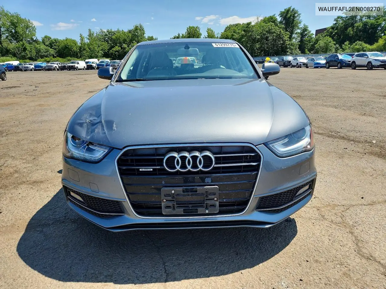 2014 Audi A4 Premium Plus VIN: WAUFFAFL2EN008270 Lot: 61299776