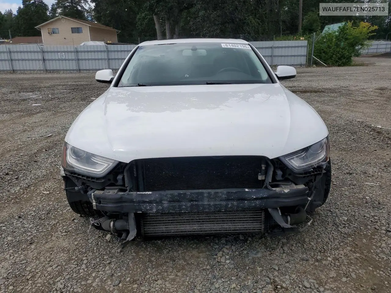 2014 Audi A4 Premium Plus VIN: WAUFFAFL7EN025713 Lot: 61402196