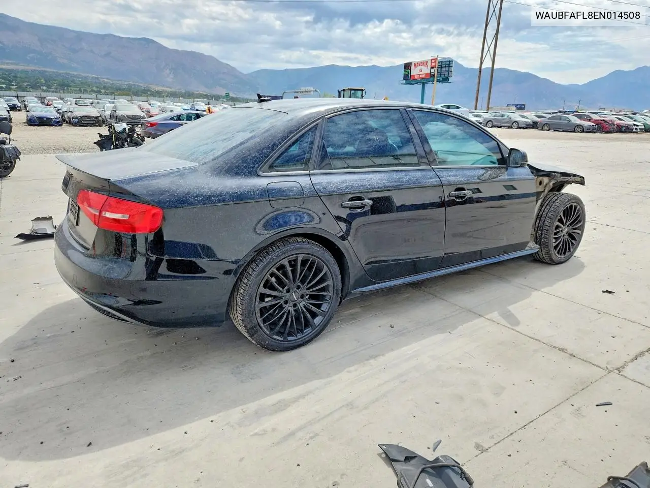 2014 Audi A4 Premium VIN: WAUBFAFL8EN014508 Lot: 61429606