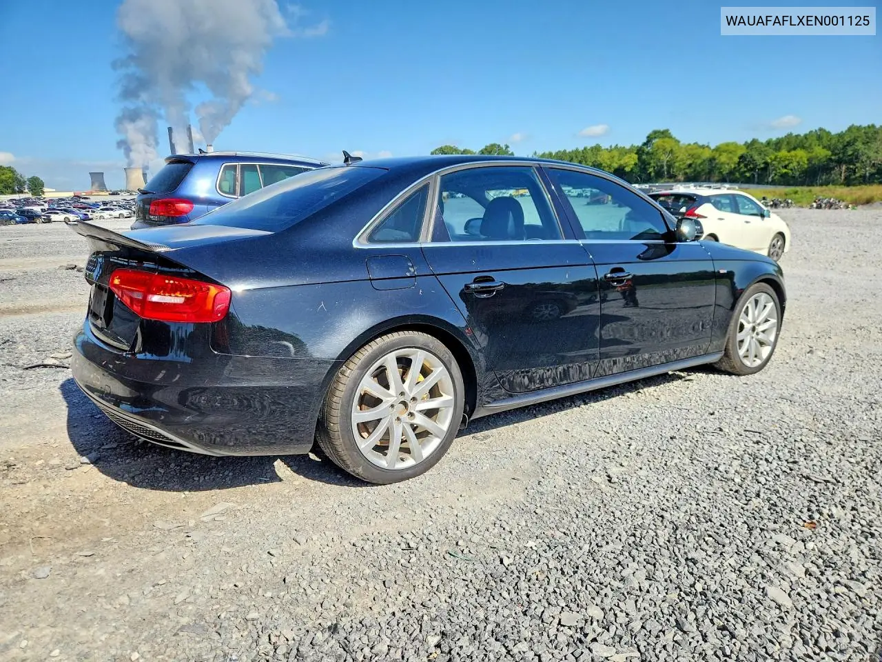 2014 Audi A4 Premium VIN: WAUAFAFLXEN001125 Lot: 61733736
