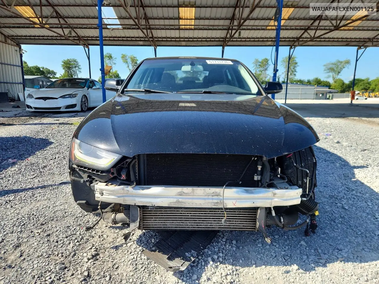 2014 Audi A4 Premium VIN: WAUAFAFLXEN001125 Lot: 61733736