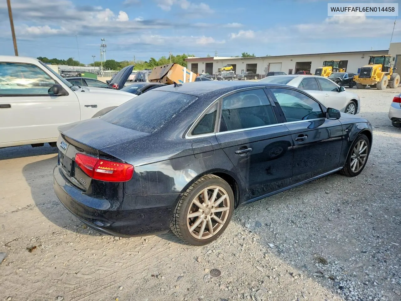 2014 Audi A4 Premium Plus VIN: WAUFFAFL6EN014458 Lot: 61789986