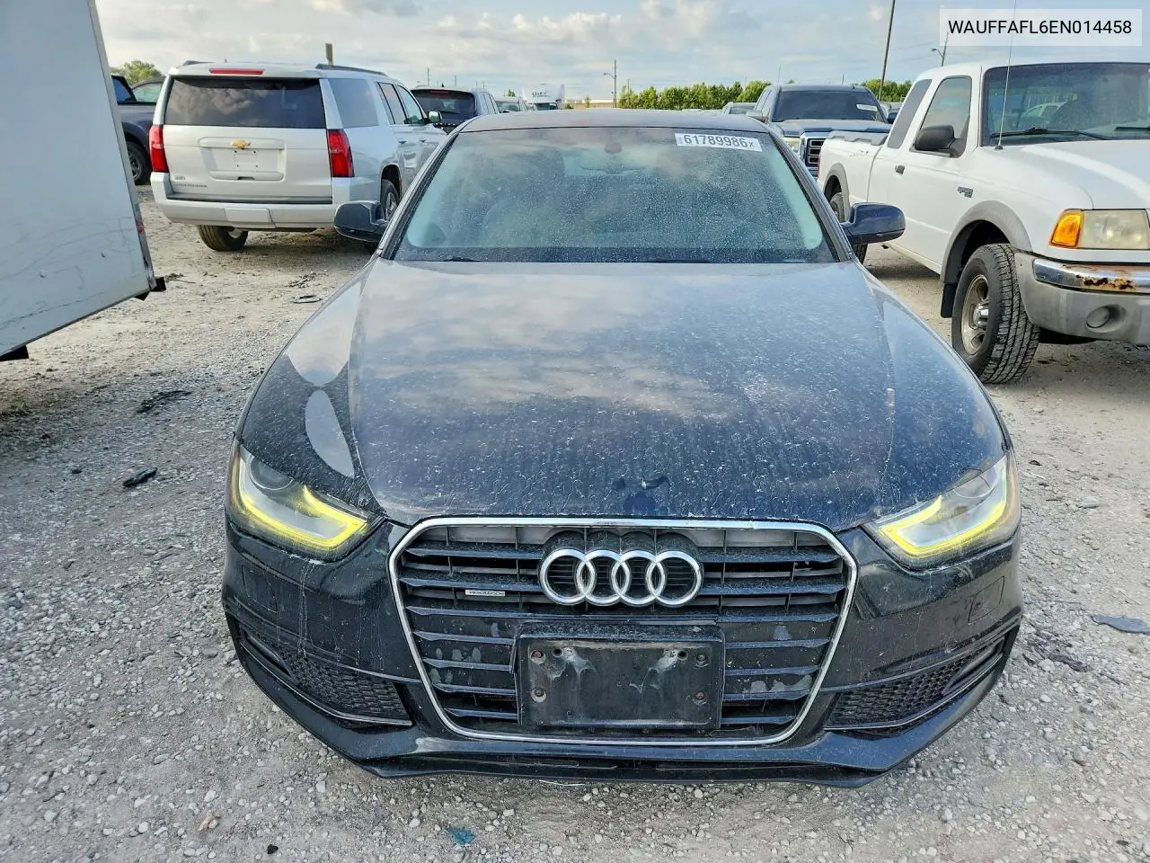 2014 Audi A4 Premium Plus VIN: WAUFFAFL6EN014458 Lot: 61789986