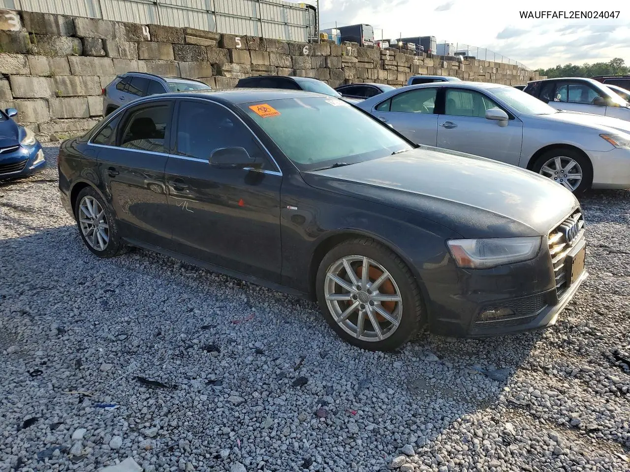 2014 Audi A4 Premium Plus VIN: WAUFFAFL2EN024047 Lot: 62123606