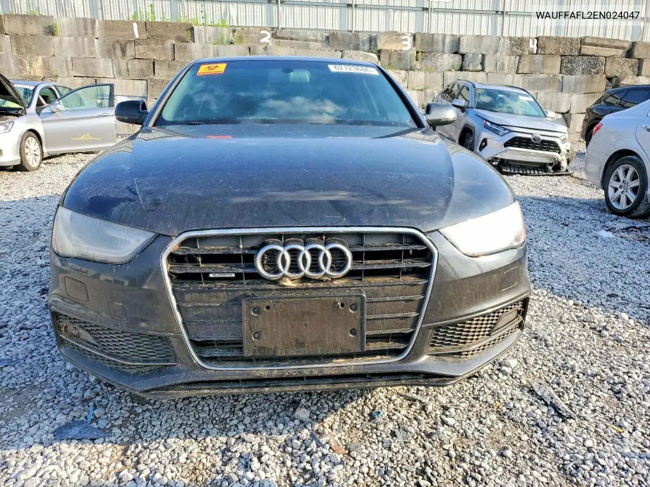 2014 Audi A4 Premium Plus VIN: WAUFFAFL2EN024047 Lot: 62123606