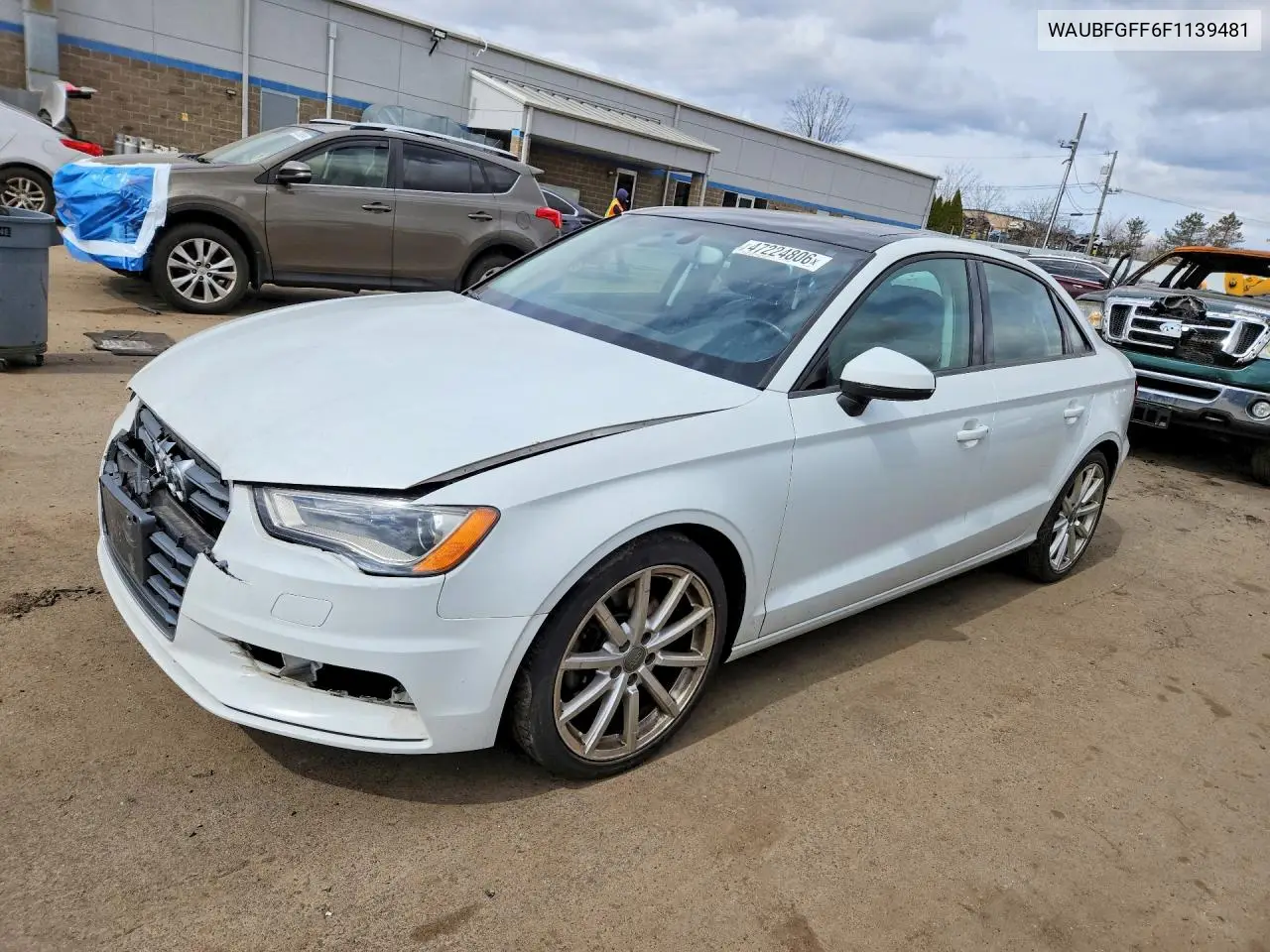 2015 Audi S3 VIN: WAUBFGFF6F1139481 Lot: 47224806