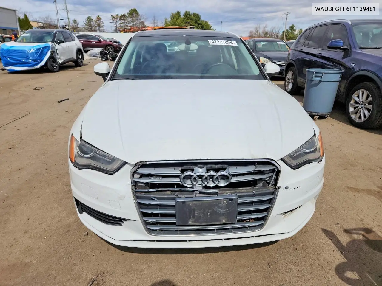 2015 Audi S3 VIN: WAUBFGFF6F1139481 Lot: 47224806